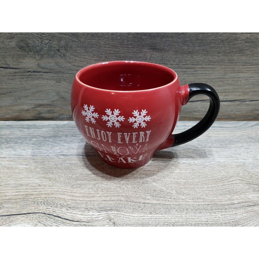 Christmas Holiday Enjoy Every Snow Flake Coffee Cup